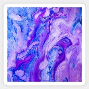 purple psychedelic liquid Sticker